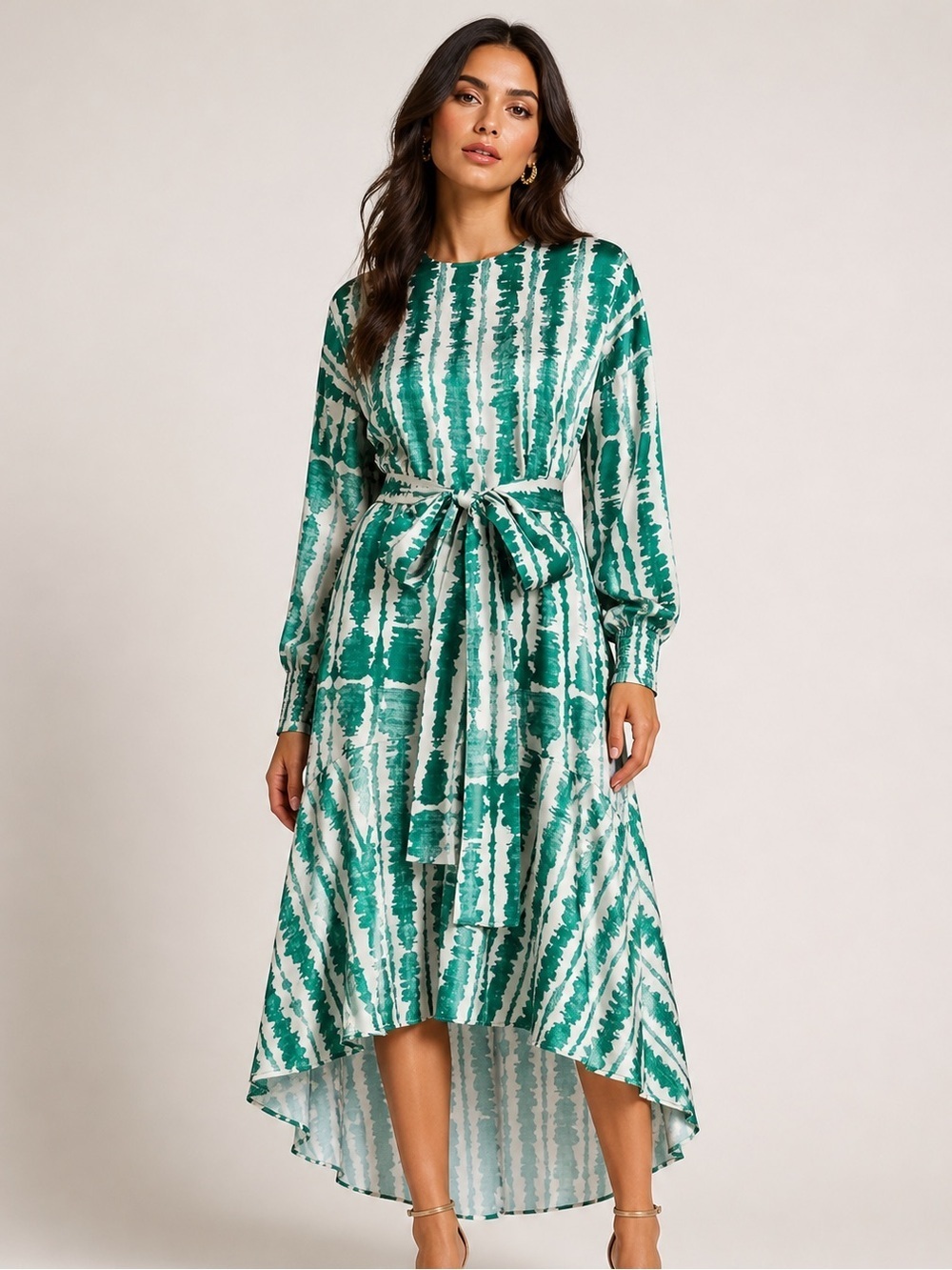 Aleeza Paris Onyx Printed Dress